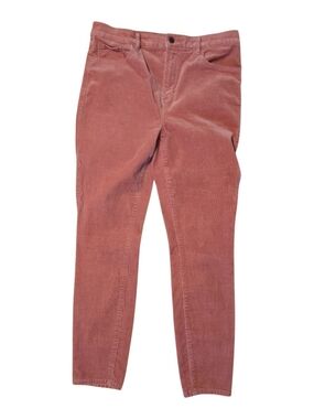 LOFT Skinny Corduroy Pants -  Coral